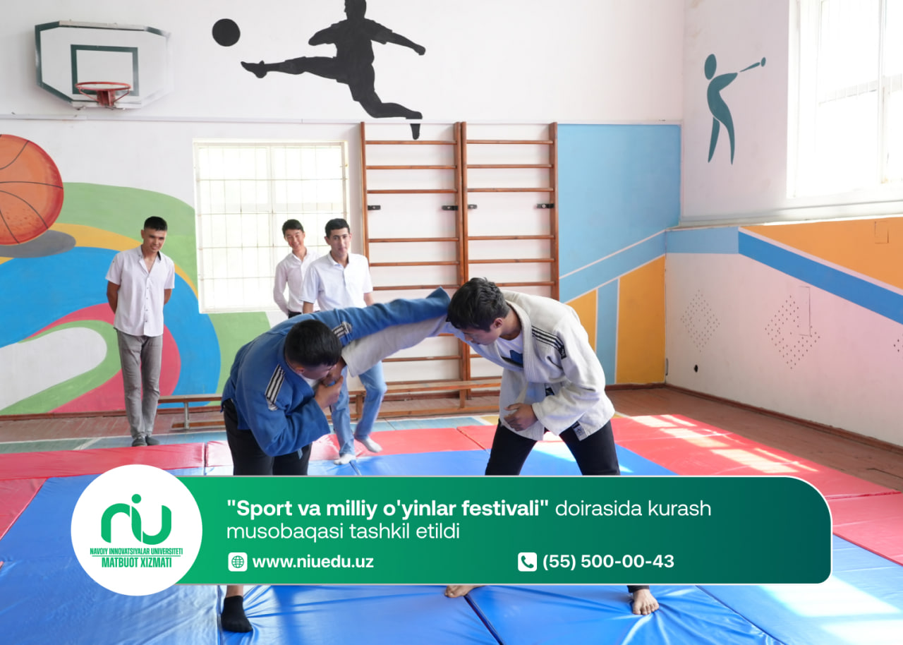 "Sport va milliy o‘yinlar festivali" doirasida kurash musobaqasi tashkil etildi