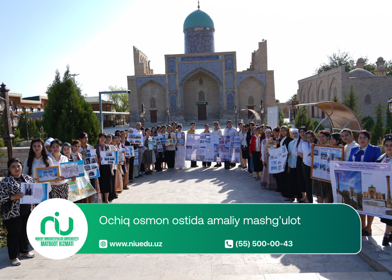 Ochiq osmon ostida amaliy mashg'ulot