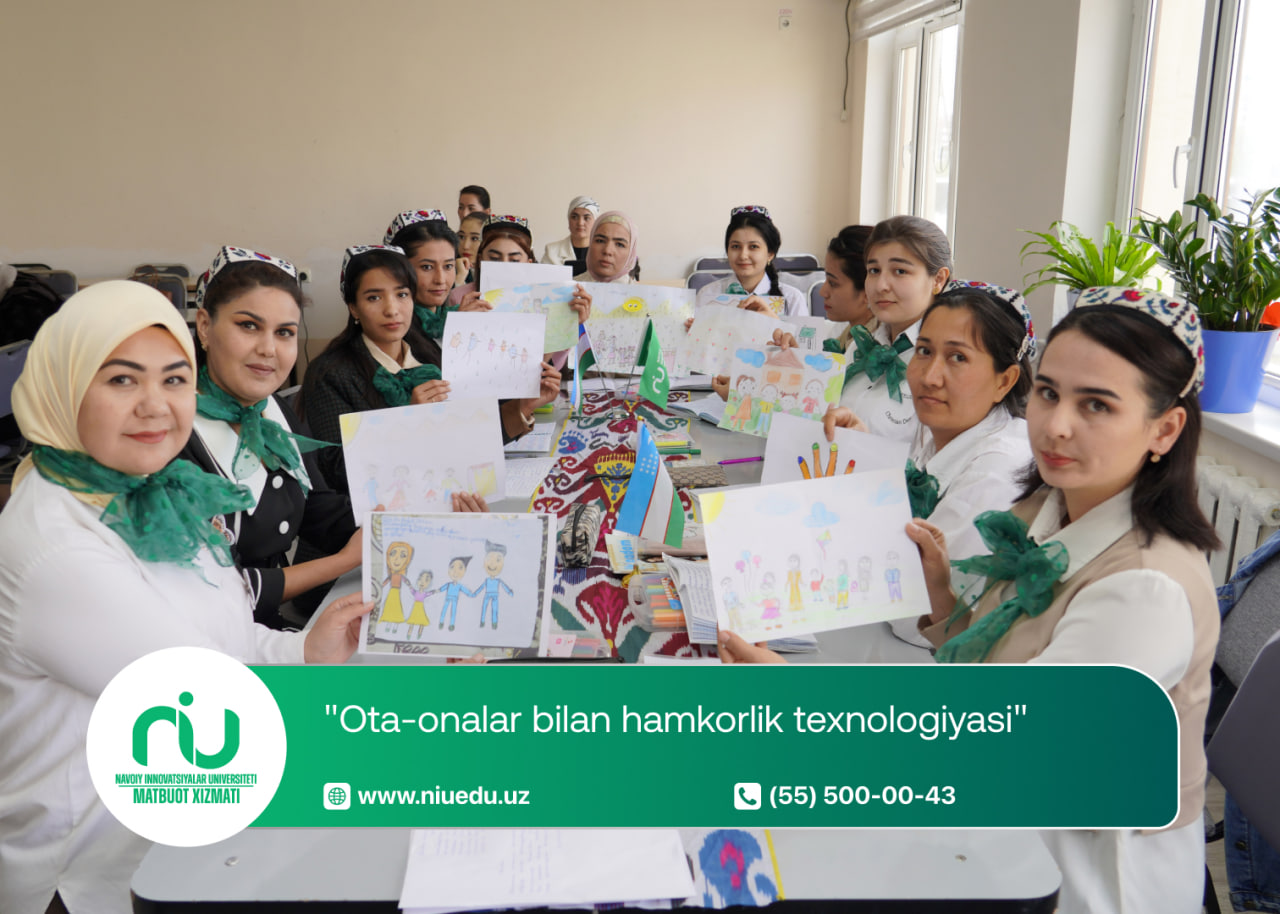 "Ota-onalar bilan hamkorlik texnologiyasi" fanidan ochiq dars tashkil etildi