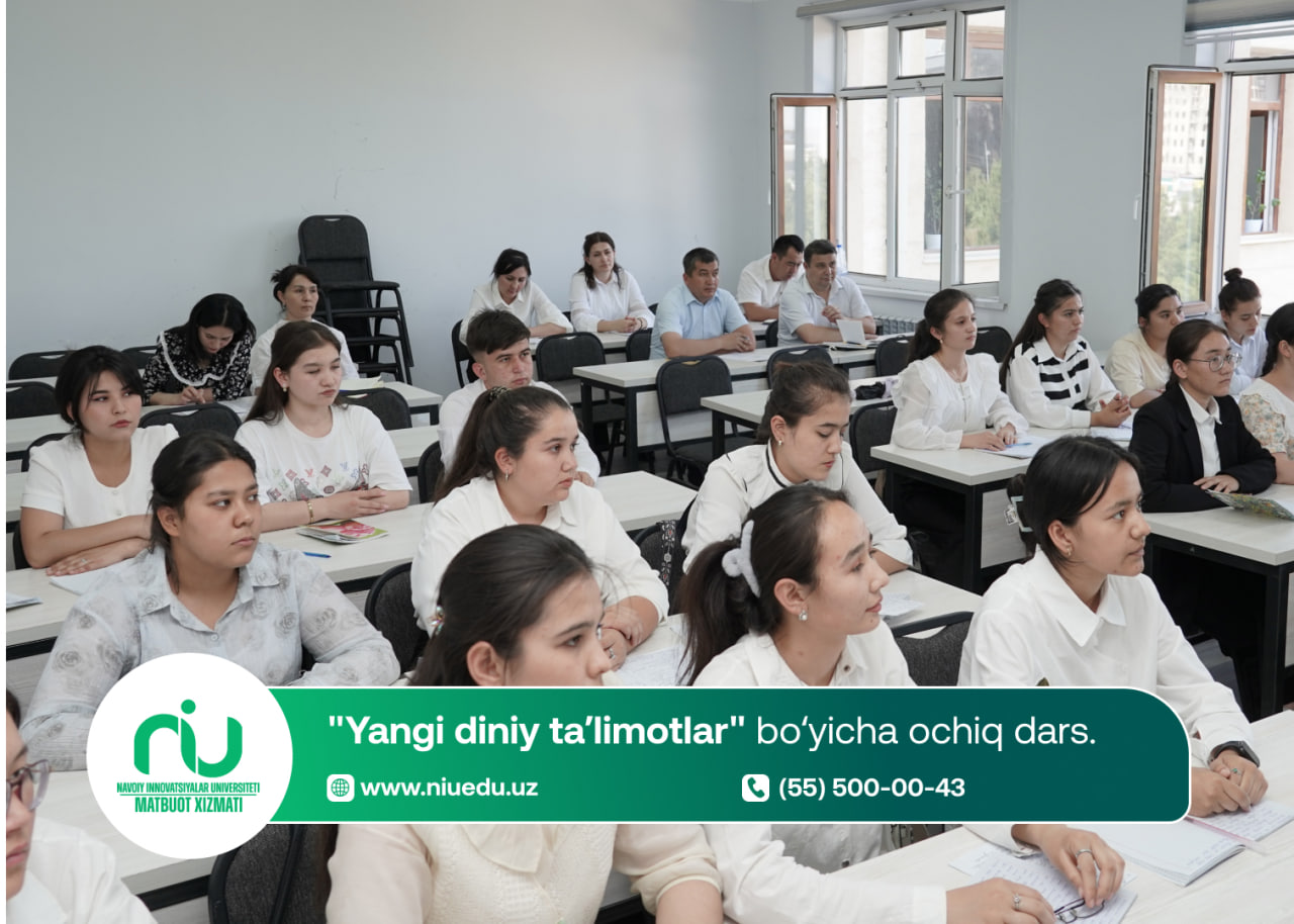 "Yangi diniy ta’limotlar" bo‘yicha ochiq dars