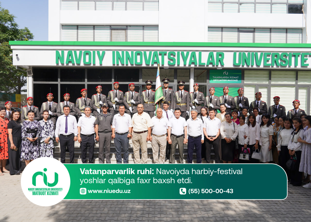 Vatanparvarlik ruhi: Navoiyda harbiy-festival yoshlar qalbiga faxr baxsh etdi
