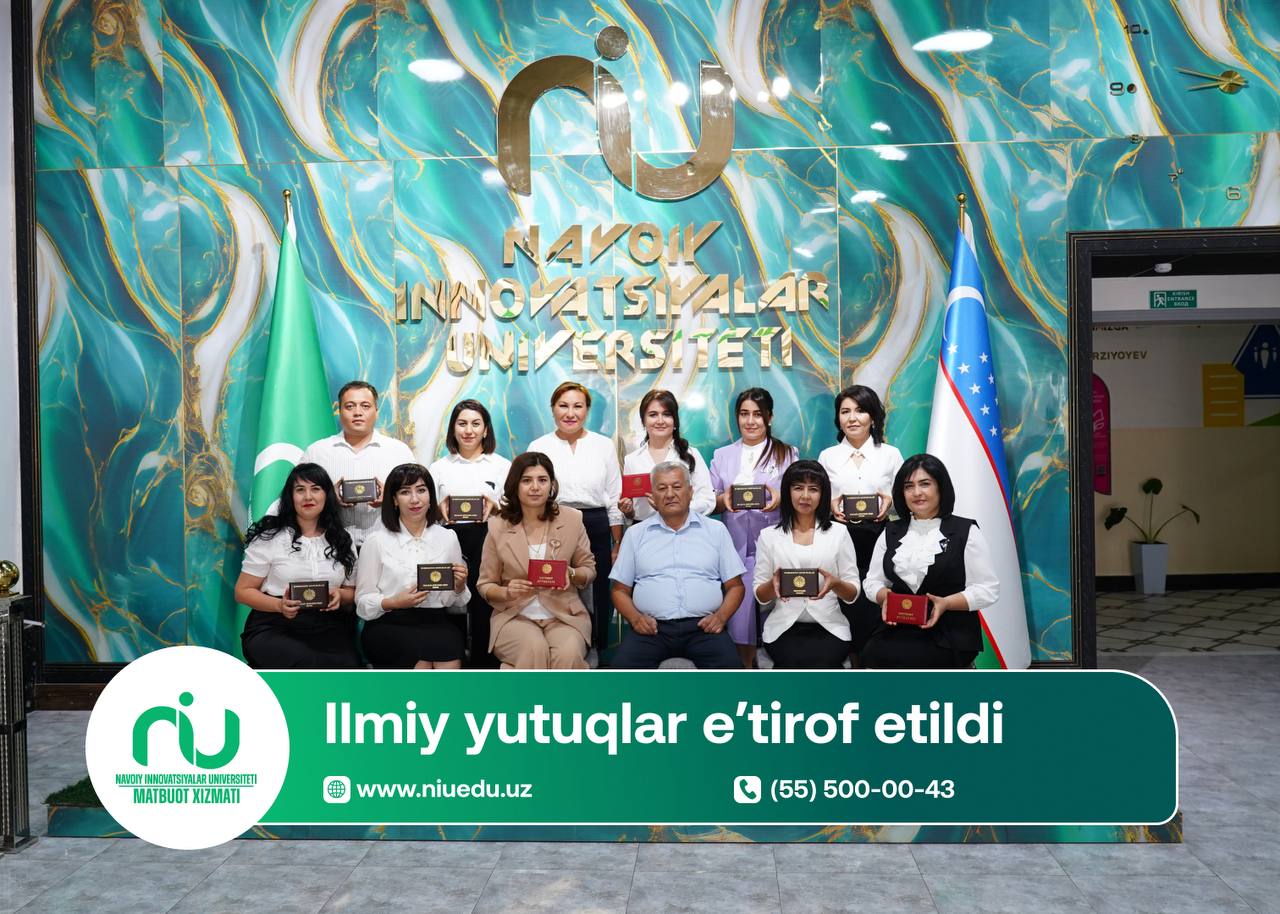 Ilmiy yutuqlar e’tirof etildi