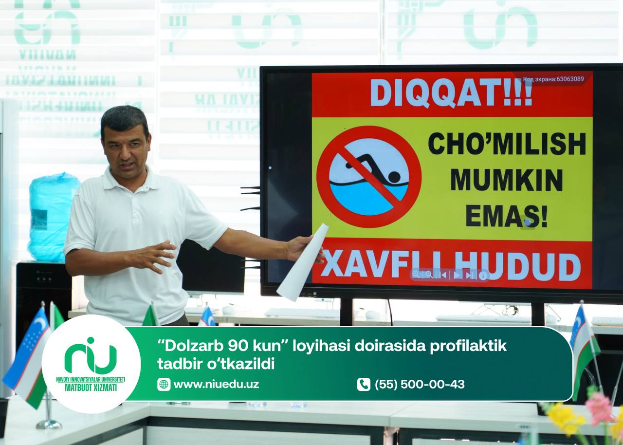 “Dolzarb 90 kun” loyihasi doirasida profilaktik tadbir o‘tkazildi