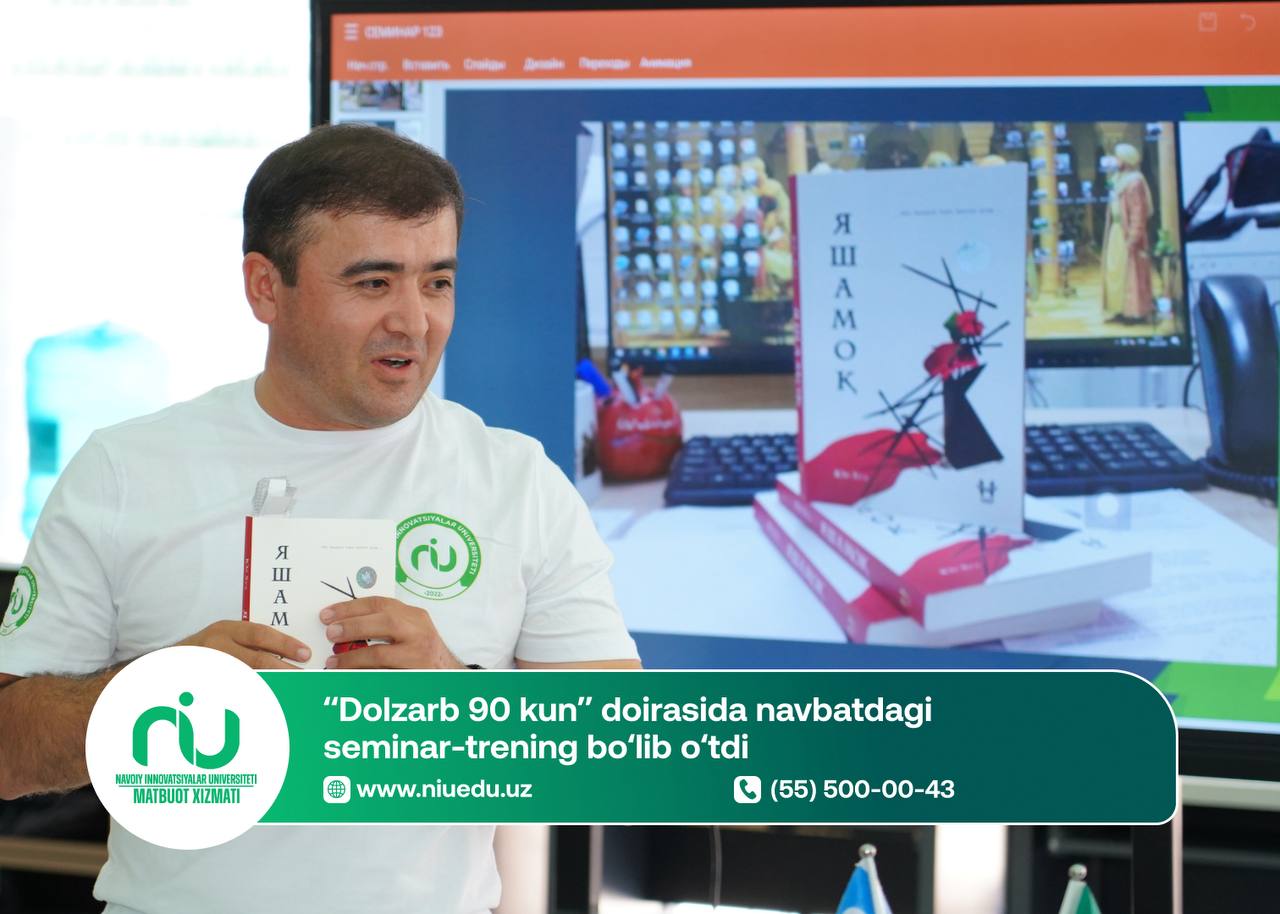 “Dolzarb 90 kun” doirasida navbatdagi seminar-trening bo‘lib o‘tdi